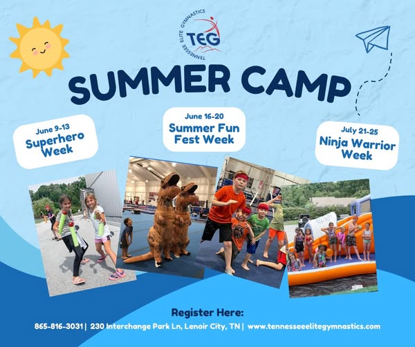 Summer Camps at Tennessee Elite Gymnastics!