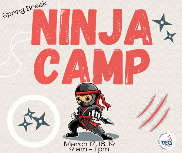 Spring into Action with Our Ninja Warrior Spring Break Camp!